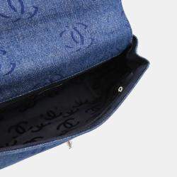 Chanel CC Blue Denim Shoulder Bag
