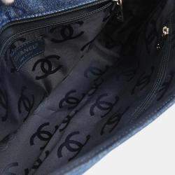 Chanel CC Blue Denim Shoulder Bag