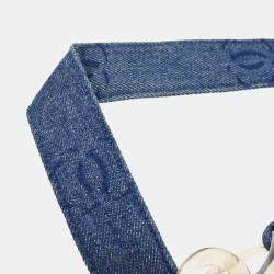 Chanel CC Blue Denim Shoulder Bag