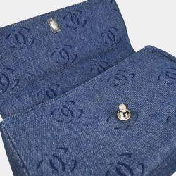 Chanel CC Blue Denim Shoulder Bag
