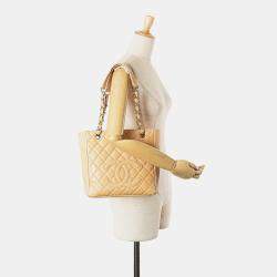 Chanel Brown Caviar Petite Shopping Tote