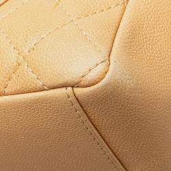 Chanel Brown Caviar Petite Shopping Tote
