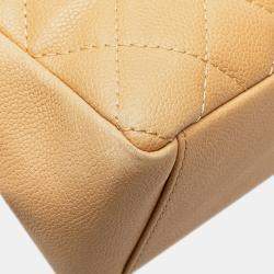 Chanel Brown Caviar Petite Shopping Tote