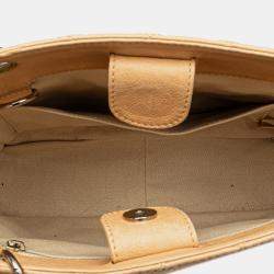Chanel Brown Caviar Petite Shopping Tote