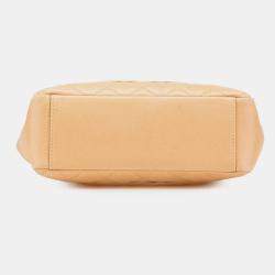 Chanel Brown Caviar Petite Shopping Tote