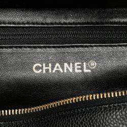 Chanel Black Grand Quilted Caviar Timeless Shopping Tote