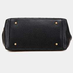 Chanel Black Grand Quilted Caviar Timeless Shopping Tote