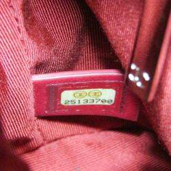 Chanel Gabriel De Chanel Small Leather Shoulder Bag Pink Wine