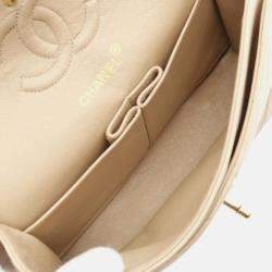 Chanel Brown Small Classic Lambskin Double Flap