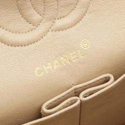 Chanel Brown Small Classic Lambskin Double Flap