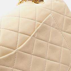 Chanel Brown Small Classic Lambskin Double Flap
