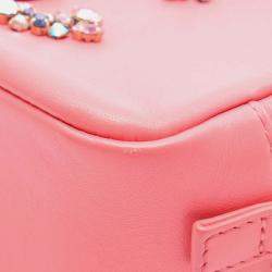 Chanel Pink Lambskin Giant Crystal CC Camera Bag