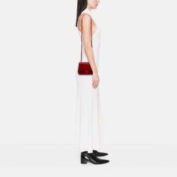 Chanel Red Mini Square Caviar Incognito Flap