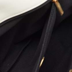 Chanel White Quilted Leather Small 19 Flap Bag