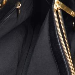 Chanel Black Quilted Caviar Leather Grand GST Shopper Tote Bag