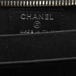 Chanel Black Quilted Leather Zipped Coin Purse