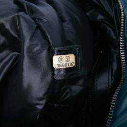 Chanel Blue Small Quilted Nylon Coco Cocoon Tote