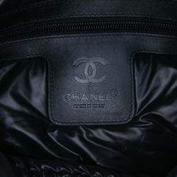 Chanel Blue Small Quilted Nylon Coco Cocoon Tote
