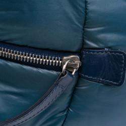 Chanel Blue Small Quilted Nylon Coco Cocoon Tote