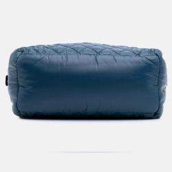 Chanel Blue Small Quilted Nylon Coco Cocoon Tote