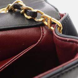 Chanel Black Medium CC Quilted Lambskin Single Flap