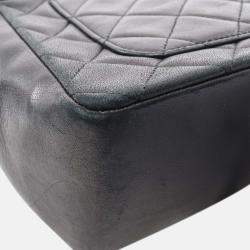 Chanel Black Medium CC Quilted Lambskin Single Flap