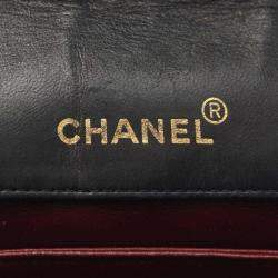 Chanel Black Medium CC Quilted Lambskin Single Flap