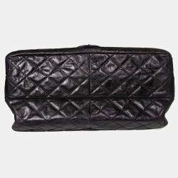 Chanel Paris-Londres Reissue Black Accordion Flap Bag