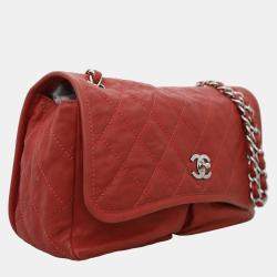 Chanel Natural Beauty Red Leather Flap Bag