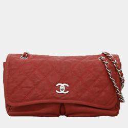 Chanel Natural Beauty Red Leather Flap Bag