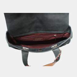 Chanel  In The Mix Black Leather Shoulder Bag