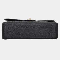 Chanel Maxi Caviar Black Double Flap Bag