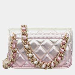 Chanel Coco Punk Mini Iridescent Wallet On Chain