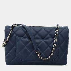 Chanel Trendy CC Flap Blue Shoulder Bag