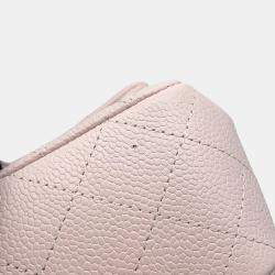 Chanel Mini Matelassé Single Flap Pink Caviar Leather Chain Shoulder Bag 20
