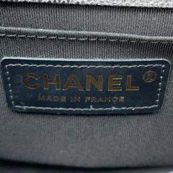 Chanel Boy Black Caviar Leather Chain Shoulder Bag
