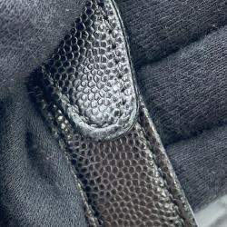 Chanel Boy Black Caviar Leather Chain Shoulder Bag