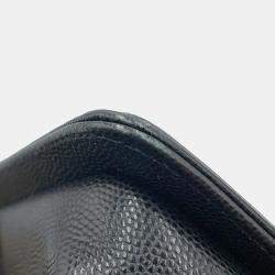 Chanel Boy Black Caviar Leather Chain Shoulder Bag