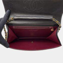 Chanel Push Lock Chain Black Lambskin Shoulder Bag
