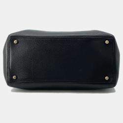 Chanel Executive Black Leather Tote Bag