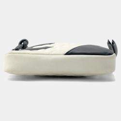Chanel Cambon Line Medium White/Black Calf Leather Shoulder Bag 
