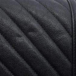 Chanel Boy Chain Black Soft Caviar Leather Shoulder Bag 