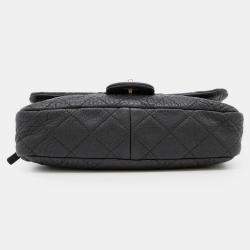 Chanel Matelasse Chain Black Leather Shoulder Bag 