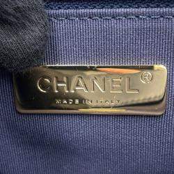Chanel Chanel19 Chain shoulder Bag Blue Denim