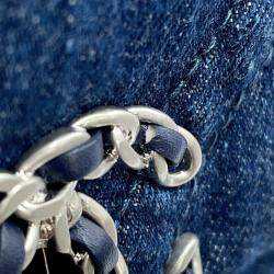 Chanel Chanel19 Chain shoulder Bag Blue Denim