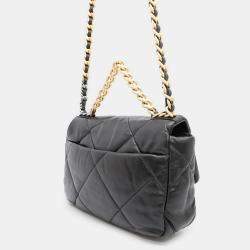 Chanel 19 Chain shoulder Bag Black Lambskin