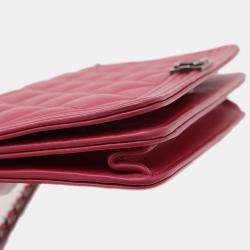 Chanel Boy Chain Wallet Lambskin Pink 