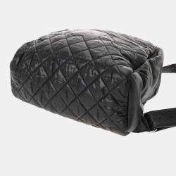 Chanel Coco Cocoon Backpack Black Nylon