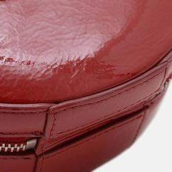 Chanel Round As Earth 2Way Bag Shoulder Patent Leather Red