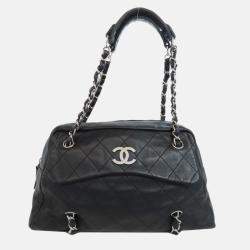 Chanel Coco Mark Matelasse Tote Bag Lamb